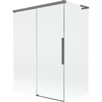 Mexen Rox L 2dílná posuvná vanová zástěna 120 + 70 x 150 cm, průhledná, stříbrná - 8C9L-120-070-95-00