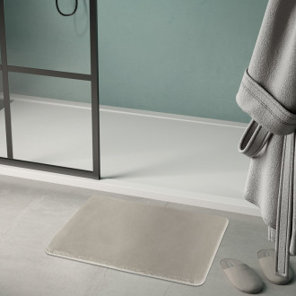 FUZZY koupelnová předložka, 60x100cm, 100% polyester, protiskluz, tortora