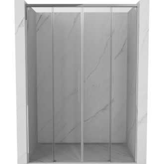 Posuvné sprchové dveře Mexen Rox 140 cm, průhledné, chrom - 8C2-140-002-01-00