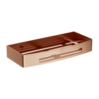Omnires UNI sprchový košík, 30x5x13 cm, broušená měď UN10331CPB