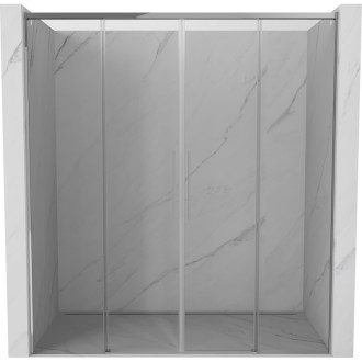 Posuvné sprchové dveře Mexen Rox 170 cm, průhledné, chrom - 8C2-170-002-01-00