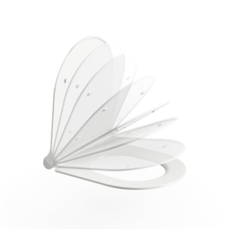Ravak WC sedátko Uni Chrome Slim white X01550