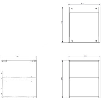 Koupelnová skříňka Mexen Orio 120 cm s umyvadlem Otis pravé, 1S, 1D, matná šedá/matná bílá - 91A13-12047-3-BBFF62-W18P01