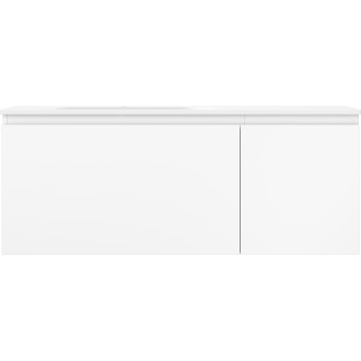 Mexen Orio koupelnová skříňka 120 cm s umyvadlem Vela vlevo, 1S, 1D, matná bílá - 91A13-12047-3-BBFF01-W23L01