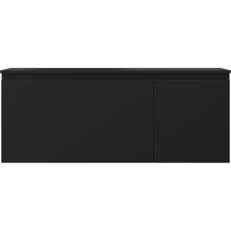 Mexen Orio szafka łazienkowa 120 cm z umywalką Vela lewą, 1S, 1D, czarna mat - 91A13-12047-3-BBFF71-W23L71