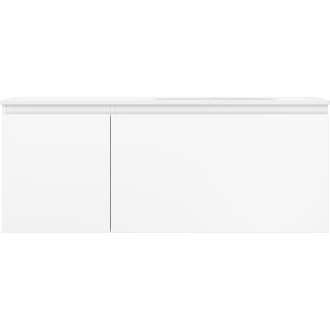 Koupelnová skříňka Mexen Orio 120 cm s umyvadlem Vela pravá, 1S, 1D, matná bílá - 91A13-12047-3-BBFF01-W23P01