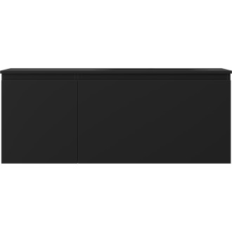 Mexen Orio szafka łazienkowa 120 cm z umywalką Vela prawą, 1S, 1D, czarna mat - 91A13-12047-3-BBFF71-W23P71