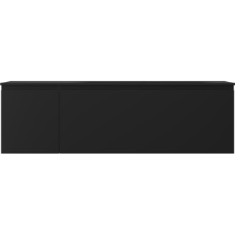 Mexen Orio szafka łazienkowa 160 cm z umywalką Vela prawą, 1S, 1D, czarna mat - 91A13-16047-3-BBFF71-W23P71