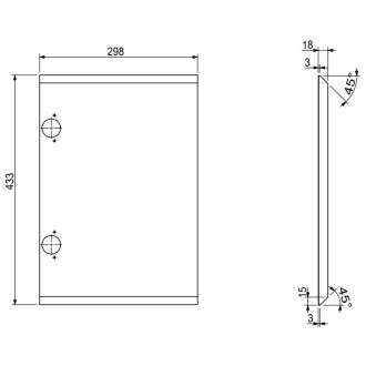 Koupelnová skříňka Mexen Rivel 90 cm s umyvadlem Vela pravé, 1S, 1D, drážkovaná, matná šedá/matná bílá - 91A23-09047-3-BBFF62-W23P01