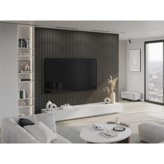 Nástěnné lamely Mexen Lam-B 275 x 30 cm, 4mm HDF deska, technická dýha, dub onyx - S100-275307-3015-010