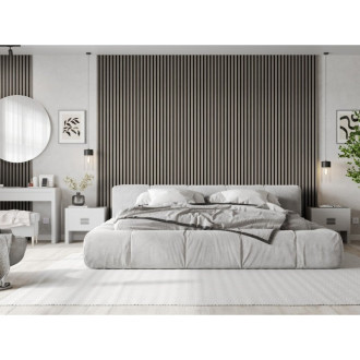 Akustické stěnové lamely Mexen Lam-F 275 x 30 cm, 8mm plsť, technická dýha, jasanový dub - S105-275307-3015-005