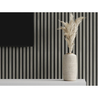 Akustické stěnové lamely Mexen Lam-F 275 x 30 cm, 8mm plsť, technická dýha, dub Heritage - S105-275307-3015-008