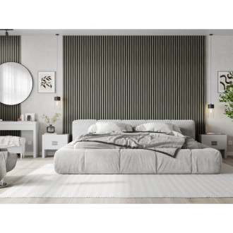 Akustické stěnové lamely Mexen Lam-F 275 x 30 cm, 8mm plsť, technická dýha, dub Heritage - S105-275307-3015-008