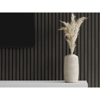 Akustické nástěnné lamely Mexen Lam-F 275 x 30 cm, 8mm plsť, technická dýha, ořech stříbrný - S105-275307-3015-009