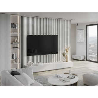 Nástěnné lamely Mexen Lam-B 275 x 31,5 cm, 4mm HDF deska, matně bílá - S100-275317-2812-051