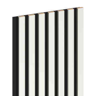 Nástěnné lamely Mexen Lam-B 275 x 31,5 cm, 4mm HDF deska, matně bílá - S100-275317-2812-051