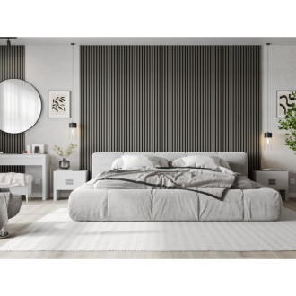 Nástěnné lamely Mexen Lam-B 275 x 31,5 cm, 4mm HDF deska, matně šedá - S100-275317-2812-052