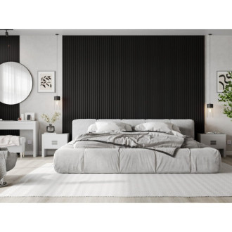 Nástěnné lamely Mexen Lam-B 275 x 31,5 cm, 4mm HDF deska, černý lesk - S100-275317-2812-055