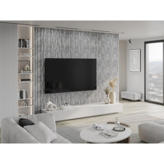 Nástěnné lamely Mexen Lam-B 275 x 31,5 cm, 4mm HDF deska, bělený dub - S100-275317-2812-064