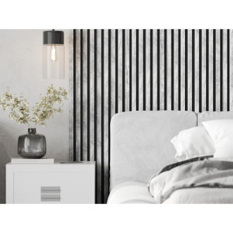 Nástěnné lamely Mexen Lam-B 275 x 31,5 cm, 4mm HDF deska, bělený dub - S100-275317-2812-064