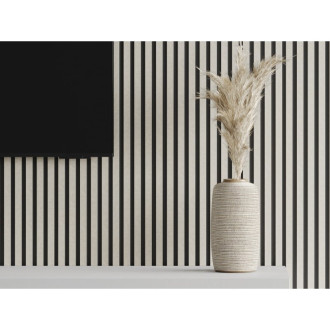 Nástěnné lamely Mexen Lam-B 275 x 31,5 cm, 4mm HDF deska, šedý len - S100-275317-2812-068