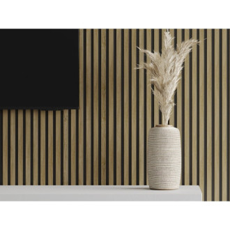 Nástěnné lamely Mexen Lam-B 275 x 31,5 cm, 4mm HDF deska, klasický dub - S100-275317-2812-072