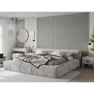 Akustické stěnové lamely Mexen Lam-F 275 x 31,5 cm, plsť 6 mm, lesklá bílá - S105-275317-2812-054