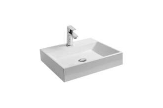 Ravak umyvadlo Natural 500 white bez přepadu s otvorem XJO01250000