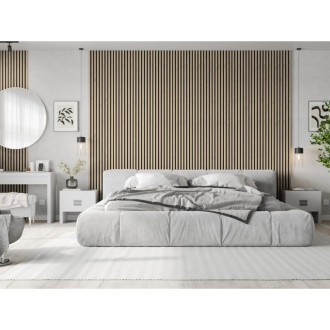 Akustické nástěnné lamely Mexen Lam-F 275 x 31,5 cm, 6mm plsť, perleťový dub - S105-275317-2812-058