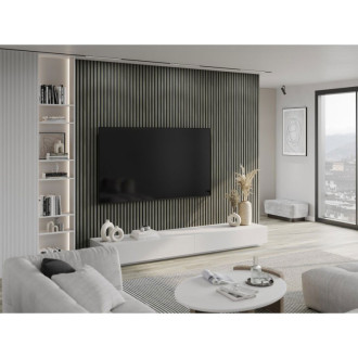 Vzorek nástěnné lamely Mexen Lam-B 275 x 30 cm, 4mm HDF deska, technická dýha, dub Heritage - S100-008-S