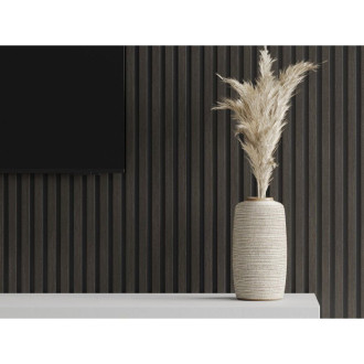 Vzorek nástěnné lamely Mexen Lam-B 275 x 30 cm, 4mm HDF deska, technická dýha, ořech stříbrný - S100-009-S