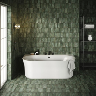 Ravak Vana YPSILON Wall 1780x860 snowwhite/black overflow volně stojící XC00100035