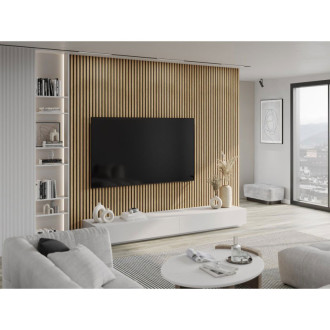 Mexen Lam-B próbka lameli ściennych 275 x 30 cm, płyta HDF 4 mm, fornir techniczny, Sosna Klasyczna - S100-012-S