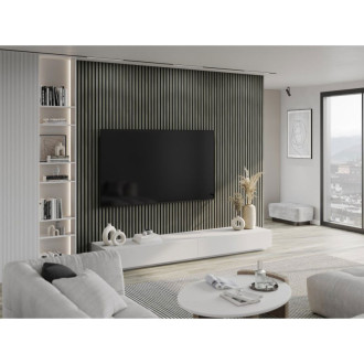 Vzorek akustické stěnové lamely Mexen Lam-F 275 x 30 cm, 8mm plsť, technická dýha, dub Heritage - S105-008-S