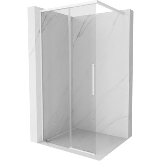 Mexen Rox Sprchová zástěna 120 x 200 cm, 8 mm průhledná, bílá - 8C2-120-003-20-00