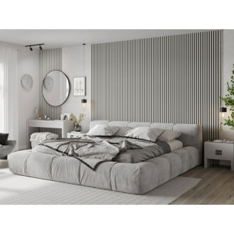 Vzorek nástěnné lamely Mexen Lam-B 275 x 31,5 cm, 4mm HDF deska, matně bílá - S100-051-S