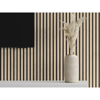 Vzorek nástěnné lamely Mexen Lam-B 275 x 31,5 cm, 4mm HDF deska, perlový dub - S100-058-S