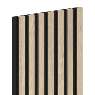 Vzorek nástěnné lamely Mexen Lam-B 275 x 31,5 cm, 4mm HDF deska, perlový dub - S100-058-S