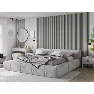 Vzorek nástěnné lamely Mexen Lam-B 275 x 31,5 cm, 4mm HDF deska, ledový dub - S100-061-S