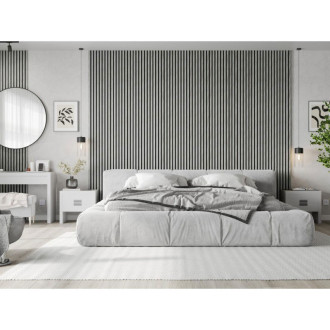 Vzorek nástěnné lamely Mexen Lam-B 275 x 31,5 cm, 4mm HDF deska, ledový dub - S100-061-S