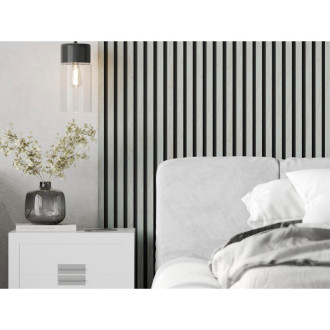 Vzorek nástěnné lamely Mexen Lam-B 275 x 31,5 cm, 4mm HDF deska, ledový dub - S100-061-S