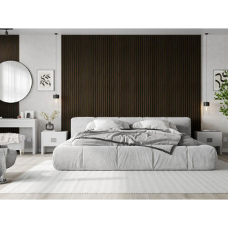 Vzorek nástěnné lamely Mexen Lam-B 275 x 31,5 cm, 4mm HDF deska, Wenge - S100-071-S