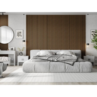 Vzorek nástěnné lamely Mexen Lam-B 275 x 31,5 cm, 4mm HDF deska, dub Mocca - S100-074-S