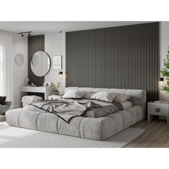 Vzorek akustické stěnové lamely Mexen Lam-F 275 x 31,5 cm, 6mm plsť, matně šedá - S105-052-S