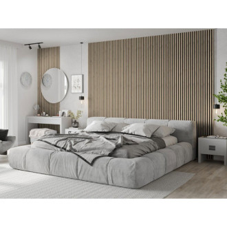 Vzorek akustické stěnové lamely Mexen Lam-F 275 x 31,5 cm, 6mm plsť, perlový dub - S105-058-S