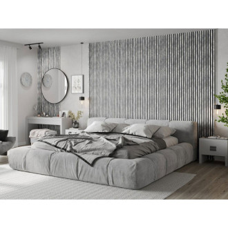 Vzorek akustické stěnové lamely Mexen Lam-F 275 x 31,5 cm, 6mm plsť, bělený dub - S105-064-S