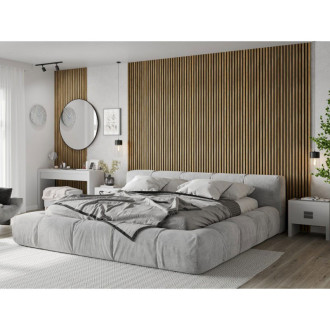 Vzorek akustické stěnové lamely Mexen Lam-F 275 x 31,5 cm, 6mm plsť, medový dub - S105-066-S