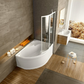 Ravak Vana ROSA 140x105 P snowwhite CV01000000