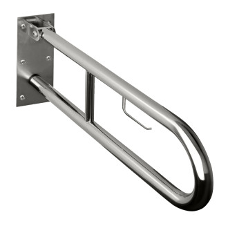BEMETA HELP: Sklopný úchyt ve tvaru U 600 mm, nerez brus, s držákem TP 301406272