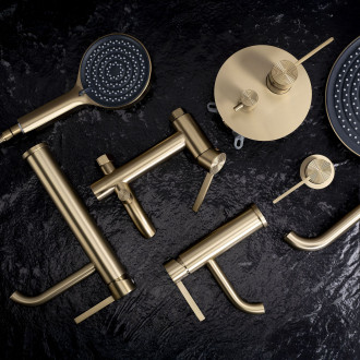 Podomítková sprchová sada Rea Foster Brush Gold + BOX